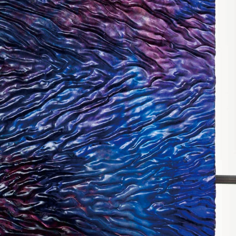 ガラス板：ラージテクスチャ(ブルーミックス)｜e-sample.jp