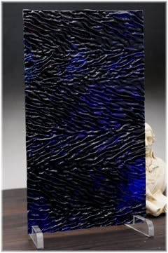 ガラス板：ラージテクスチャ(ブルーミックス)｜e-sample.jp